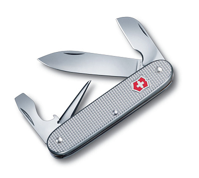 Нож перочинный VICTORINOX Electrician, 93 мм, 7 функций, алюминиевая рукоять  (Серебристый)