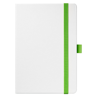Ежедневник Arctic недатированный, белый/зеленый
