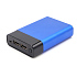 Внешний аккумулятор в металлическом корпусе Apria, 10000 mAh, синий - Фото 3