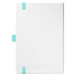 Ежедневник Арктик (Arctic) недатированный, белый/бирюзовый - Фото 4