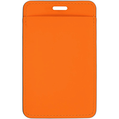 Чехол для пропуска Shall Simple, оранжевый