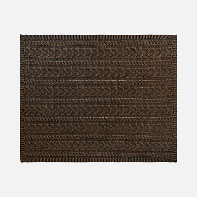 Плед Hygge, коричневый