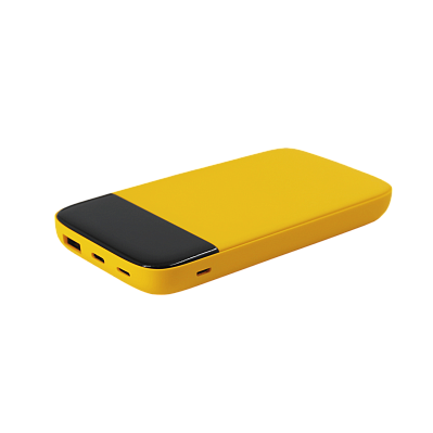 Внешний аккумулятор Bplanner Power 3 ST, софт-тач, 10000 mAh (Желтый) (Желтый)