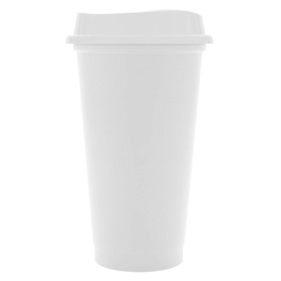 Стакан с крышкой Color Cap White  (Белый)