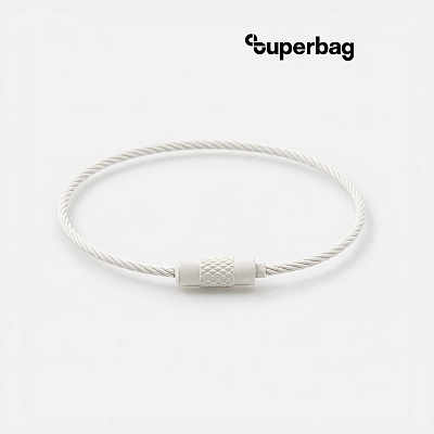 Тросик-кольцо Ring для обвеса, 15см (белый) (Белый)