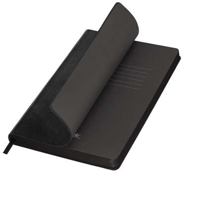 Ежедневник Ривер Сайд (River side) недатированный, черный (без упаковки, без стикера) (Черный, бежевый)