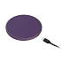Беспроводное зарядное устройство с подсветкой 15W Аурис (Auris), фиолетовое - Фото 7