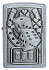 Зажигалка ZIPPO Lucky 7 с покрытием Street Chrome, латунь/сталь, серебристая, 38x13x57 мм - Фото 2