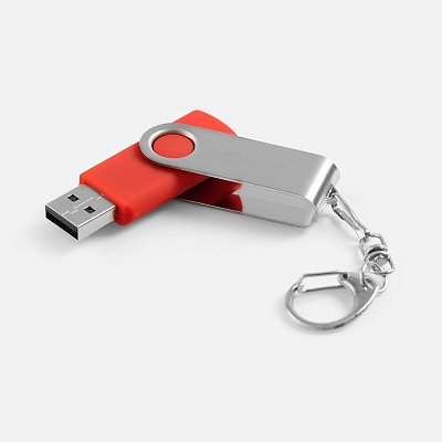 Флешка Twist, красная, 16 Гб (Красный)