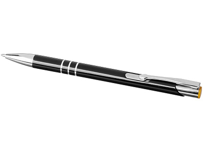 Ручка металлическая шариковая Moneta с цветной кнопкой