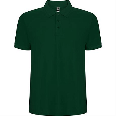 Футболка поло PEGASO PREMIUM мужская, БУТЫЛОЧНЫЙ ЗЕЛЕНЫЙ 4XL (Бутылочный зеленый)