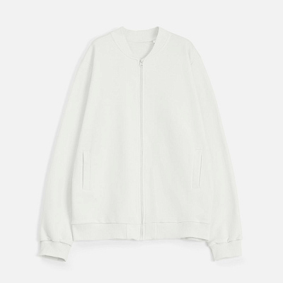 Бомбер унисекс Townie, молочно-белый