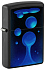 Зажигалка ZIPPO Lava Lamp с покрытием Black Light, латунь/сталь, черная,матовая 38x13x57 мм - Фото 1