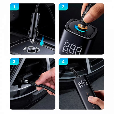 Портативный насос Ugreen ET501 Portable Tire Inflator