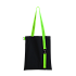 Шоппер Superbag black (чёрный с салатовым) - Фото 4