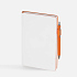 Ежедневник White Shall, недатированный, бело-оранжевый - Фото 4