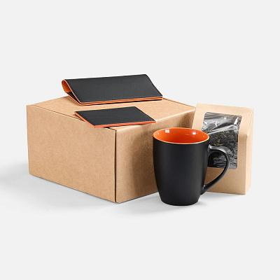 Набор Multimo Tea, черный с оранжевым (Оранжевый)