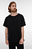 Футболка унисекс оверсайз T2, черная - Фото 1