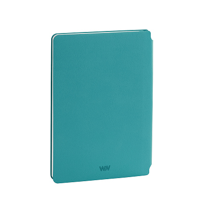 Ежедневник недатированный "Альба", формат А5, гибкая обложка, бирюзовый