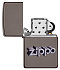 Зажигалка ZIPPO Zippo Design с покрытием Black Ice®, латунь/сталь, чёрная, глянцевая, 38x13x57 мм - Фото 4