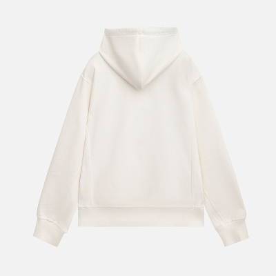 Худи релакс унисекс Адвенче (Adventure), белый, размер XS/S