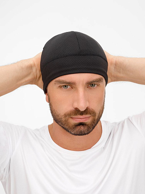 Шапка спортивная GoHead, черная