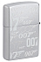 Зажигалка ZIPPO James Bond™ с покрытием Satin Chrome, латунь/сталь, серебристая, 38x13x57 мм - Фото 7