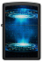 Зажигалка ZIPPO UFO Flame с покрытием Black Light, латунь/сталь, черная, матовая, 38x13x57 мм - Фото 2