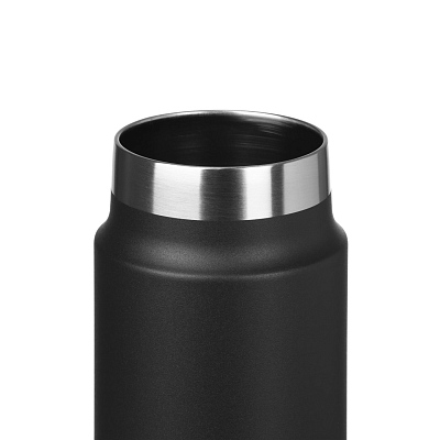 Термобутылка вакуумная герметичная Аллегра (Allegra), черная