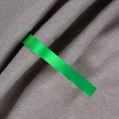 Лента сатиновая Satin 10 S, зеленая, 40 см (Зеленый)