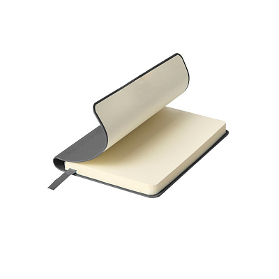 Ежедневник недатированный SALLY, A6, серый, кремовый блок в линейку