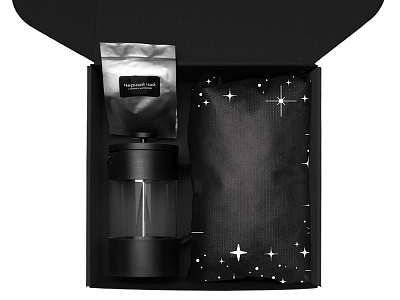 Подарочный набор Re:Together с френчпрессом, кружками и дженгой