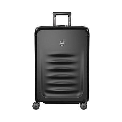 Чемодан VICTORINOX Spectra™ 3.0 Exp. Medium Case, чёрный, поликарбонат Sorplas™, 46x30x69 см, 81 л