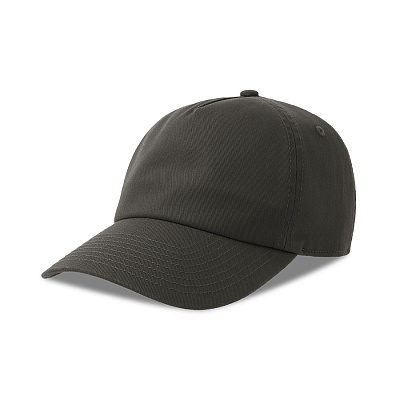 Бейсболка DAD HAT-S, 6 клиньев, металлическая застежка (Тёмно-серый)