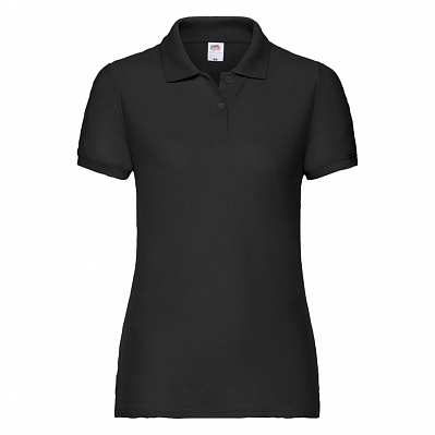 Поло женское 65/35 POLO LADY-FIT 180 (Черный)