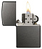 Зажигалка ZIPPO Classic с покрытием Gray Dusk , латунь/сталь, серая, матовая, 38x13x57 мм - Фото 2