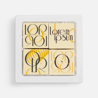 Набор из 4 печений Dream White на заказ