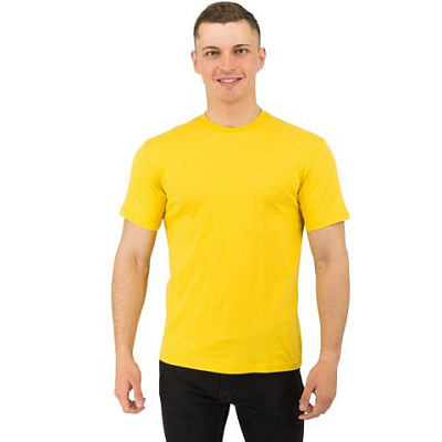 Футболка Star, мужская (желтый, 3XL) (Желтый)