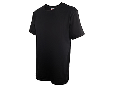 Футболка Sydney с подвернутыми рукавами, мужская (Чёрный)