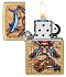 Зажигалка ZIPPO Guy Harvey с покрытием Street Brass, латунь/сталь, золотистая, 38x13x57 мм - Фото 3