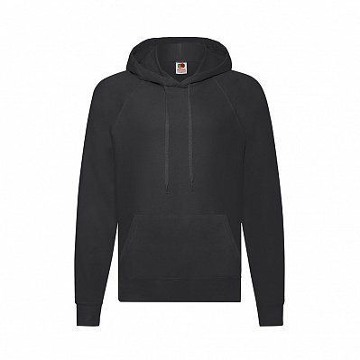 Толстовка без начеса LIGHTWEIGHT HOODED SWEAT 240 (Черный)