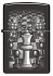 Зажигалка ZIPPO Chess Design с покрытием High Polish Black, латунь/сталь, черная, 38x13x57 мм - Фото 2