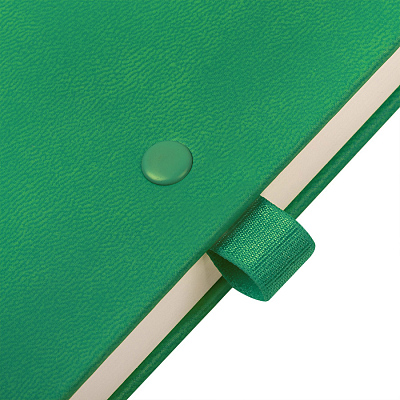 Ежедневник недатированный HAMILTON, A5, ярко-зеленый, кремовый блок