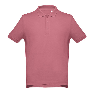 Рубашка-поло мужская ADAM 195 (Темно-розовый)