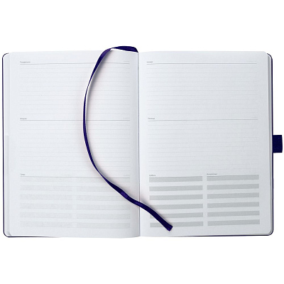 Еженедельник Lucky, недатированный, синий