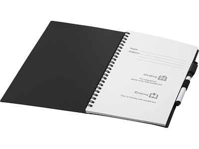 Блокнот A5 Pebbles из переработанной бумаги