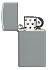 Зажигалка ZIPPO Slim® с покрытием Flat Grey, латунь/сталь, серая, глянцевая, 29x10x60 мм - Фото 4