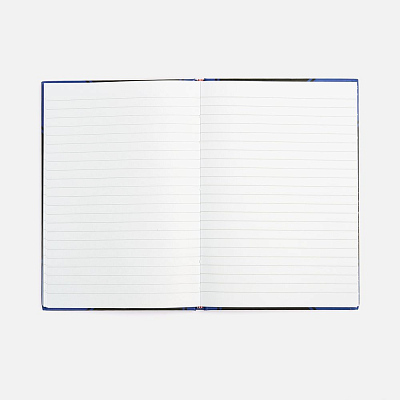 Блокнот Accenti, черный с синим