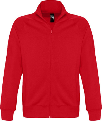 Толстовка мужская на молнии Sundae 280 белая (Красный)