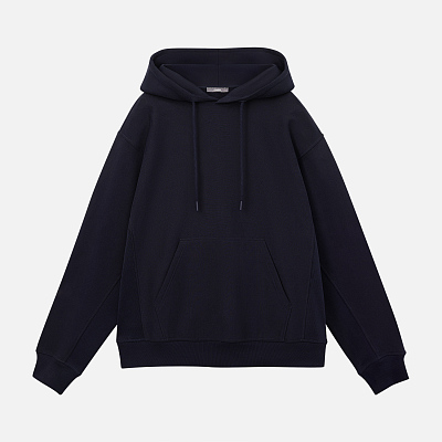 Худи релакс унисекс Адвенче (Adventure), темно-синий